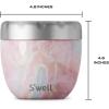 imageSwell Eats Stainless Steel Food Bowls 215oz Geode Rose TripleLayered VacuumInsulated Containers Keeps Food Cold for 11 Hours and Hot for 7 hours Condensation Free BPA Free