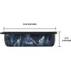 imageSwell Stainless Steel Bento Box Azurite Marble Fits One Large Entree Or Small Entree And Snack Includes Removable Divider Leakproof Easy to Clean Dishwasher SafeAzurite Marble
