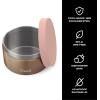 imageSwell Stainless Steel Food Canister 16oz Matcha Silver Lining Single Walled Durable Construction BPA Free Dishwasher SafePink Pyrite