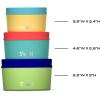 imageSwell Stainless Steel Food Canister Set Of Three 10oz 16oz and 24oz Tropical Smoothie Single Walled Durable Construction BPA Free Dishwasher SafeTropical Smoothie