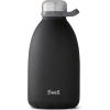 imageSwell Stainless Steel Roamer Bottle64 Fl OzTeakwood TripleLayered VacuumInsulated Containers Keeps Drinks Cold for 72 Hours and Hot for 24BPAFree Travel Water Bottle 64ozOnyx