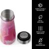 imageSwell Stainless Steel Traveler 16oz Teakwood Triple Layered Vacuum Insulated Containers Keeps Drinks Cold for 24 Hours and Hot for 12 BPA Free Easy Carrying On the GoRose Agate
