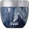 imageSwell Eats Stainless Steel Food Bowls 215oz Azurite Marble TripleLayered VacuumInsulated Containers Keeps Food Cold for 11 Hours and Hot for 7 hours Condensation Free BPA Free
