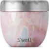 imageSwell Eats Stainless Steel Food Bowls 215oz Geode Rose TripleLayered VacuumInsulated Containers Keeps Food Cold for 11 Hours and Hot for 7 hours Condensation Free BPA Free