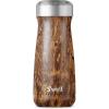 imageSwell Stainless Steel Traveler 16oz Teakwood Triple Layered Vacuum Insulated Containers Keeps Drinks Cold for 24 Hours and Hot for 12 BPA Free Easy Carrying On the GoTeakwood