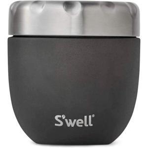 imageSwell Eats Stainless Steel Food Bowls 215oz Blue Granite TripleLayered VacuumInsulated Containers Keeps Food Cold for 11 Hours and Hot for 7 hours Condensation Free BPA FreeOnyx