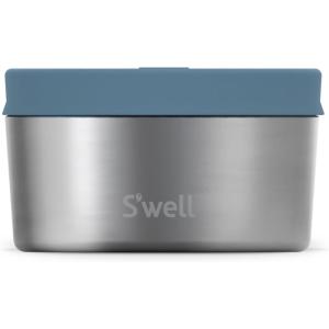 imageSwell Stainless Steel Food Canister 16oz Matcha Silver Lining Single Walled Durable Construction BPA Free Dishwasher SafeSky Silver Lining