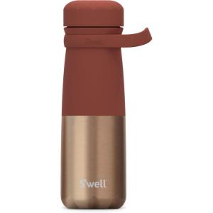 imageSwell Stainless Steel Traveler With Handle 24oz Matcha Silver Lining Triple Layered Vacuum Insulated Containers Keeps Drinks Cold for 40 Hours and Hot for 16 BPA Free Easy Carrying On the GoMauve Pyrite