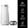 imageSwell Stainless Steel Traveler 16oz Onyx Triple Layered Vacuum Insulated Containers Keeps Drinks Cold for 24 Hours and Hot for 12 BPA Free Easy Carrying On the GoMoonstone