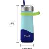 imageSwell Stainless Steel Traveler with Flip Straw Lid 16oz Dragonfruit Triple Layered Vacuum Insulated Containers Keeps Drinks Cold for 24 Hours BPA Free Easy Carrying On the GoBlueberry