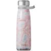 imageSwell Stainless Steel Traveler With Handle 40oz Poppy Red Triple Layered Vacuum Insulated Containers Keeps Drinks Cold for 60 Hours and Hot for 20 BPA Free Easy Carrying On the GoGeode Rose