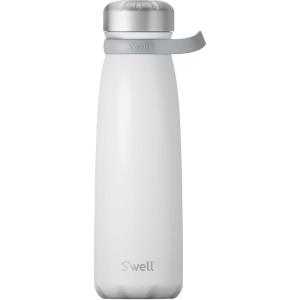imageSwell Stainless Steel Traveler With Handle 40oz Poppy Red Triple Layered Vacuum Insulated Containers Keeps Drinks Cold for 60 Hours and Hot for 20 BPA Free Easy Carrying On the GoAngel Food