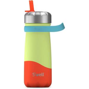 imageSwell Stainless Steel Traveler with Flip Straw Lid 16oz Dragonfruit Triple Layered Vacuum Insulated Containers Keeps Drinks Cold for 24 Hours BPA Free Easy Carrying On the GoTropical Smoothie