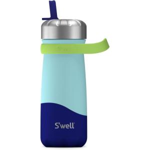 imageSwell Stainless Steel Traveler with Flip Straw Lid 16oz Dragonfruit Triple Layered Vacuum Insulated Containers Keeps Drinks Cold for 24 Hours BPA Free Easy Carrying On the GoBlueberry