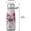 imageSwell Stainless Steel Traveler With Handle 32oz Ocean Marble Triple Layered Vacuum Insulated Containers Keeps Drinks Cold for 50 Hours and Hot for 18 BPA Free Easy Carrying On the GoRose Marble