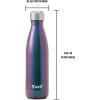 imageSwell Stainless Steel Water Bottle 17oz Blue Suede TripleLayered Vacuum Insulated Containers Keeps Drinks Cold for 36 Hours and Hot for 18 BPA Free Perfect for On the GoSupernova