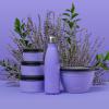 imageSwell Stainless Steel Water Bottle 17oz Blue Suede TripleLayered Vacuum Insulated Containers Keeps Drinks Cold for 36 Hours and Hot for 18 BPA Free Perfect for On the GoHillside Lavender