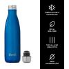 imageSwell Stainless Steel Water Bottle 17oz Blue Suede TripleLayered Vacuum Insulated Containers Keeps Drinks Cold for 36 Hours and Hot for 18 BPA Free Perfect for On the GoOcean Blue
