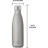 imageSwell Stainless Steel Water Bottle 17oz Blue Suede TripleLayered Vacuum Insulated Containers Keeps Drinks Cold for 36 Hours and Hot for 18 BPA Free Perfect for On the GoSilver Lining