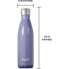 imageSwell Stainless Steel Water Bottle 17oz Blue Suede TripleLayered Vacuum Insulated Containers Keeps Drinks Cold for 36 Hours and Hot for 18 BPA Free Perfect for On the GoHillside Lavender