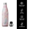imageSwell Stainless Steel Water Bottle 17oz Calacatta Gold Triple Layered Vacuum Insulated Containers Keeps Drinks Cold for 36 Hours and Hot for 18 BPA Free Perfect for On the GoGeode Rose
