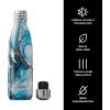 imageSwell Stainless Steel Water Bottle 17oz Calacatta Gold Triple Layered Vacuum Insulated Containers Keeps Drinks Cold for 36 Hours and Hot for 18 BPA Free Perfect for On the GoOcean Marble