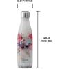 imageSwell Stainless Steel Water Bottle 17oz Calacatta Gold Triple Layered Vacuum Insulated Containers Keeps Drinks Cold for 36 Hours and Hot for 18 BPA Free Perfect for On the GoRose Marble