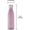 imageSwell Stainless Steel Water Bottle 17oz Lavender Swirl Triple Layered Vacuum Insulated Containers Keeps Drinks Cold for 36 Hours and Hot for 18 BPA Free Perfect for On the Go