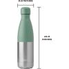 imageSwell Stainless Steel Water Bottle 17oz Matcha Silver Lining Triple Layered Vacuum Insulated Containers Keeps Drinks Cold for 36 Hours and Hot for 18 BPA Free Perfect for On the GoMatcha Silver Lining