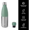 imageSwell Stainless Steel Water Bottle 17oz Matcha Silver Lining Triple Layered Vacuum Insulated Containers Keeps Drinks Cold for 36 Hours and Hot for 18 BPA Free Perfect for On the GoMatcha Silver Lining