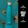 imageSwell Stainless Steel Water Bottle 17oz Poppy Red Triple Layered Vacuum Insulated Containers Keeps Drinks Cold for 36 Hours and Hot for 18 BPA Free Perfect for On the GoPeacock Blue