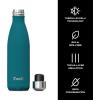 imageSwell Stainless Steel Water Bottle 17oz Poppy Red Triple Layered Vacuum Insulated Containers Keeps Drinks Cold for 36 Hours and Hot for 18 BPA Free Perfect for On the GoPeacock Blue