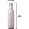 imageSwell Stainless Steel Water Bottle 25oz Teakwood Triple Layered Vacuum Insulated Containers Keeps Drinks Cold for 48 Hours and Hot for 24 BPA Free Perfect for On the GoGeode Rose