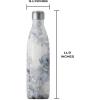 imageSwell Stainless Steel Water Bottle 25oz Teakwood Triple Layered Vacuum Insulated Containers Keeps Drinks Cold for 48 Hours and Hot for 24 BPA Free Perfect for On the GoBlue Granite