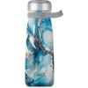 imageSwell Stainless Steel Traveler With Handle 32oz Ocean Marble Triple Layered Vacuum Insulated Containers Keeps Drinks Cold for 50 Hours and Hot for 18 BPA Free Easy Carrying On the GoOcean Marble