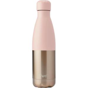 imageSwell Stainless Steel Water Bottle 17oz Matcha Silver Lining Triple Layered Vacuum Insulated Containers Keeps Drinks Cold for 36 Hours and Hot for 18 BPA Free Perfect for On the GoPink Pyrite
