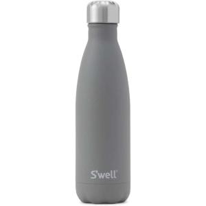 imageSwell Stainless Steel Water Bottle 17oz Onyx Triple Layered VacuumInsulated Containers Keeps Drinks Cold for 36 Hours and Hot for 18 BPA Free Perfect for On the GoSmokey Quartz