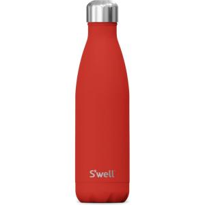 imageSwell Stainless Steel Water Bottle 17oz Poppy Red Triple Layered Vacuum Insulated Containers Keeps Drinks Cold for 36 Hours and Hot for 18 BPA Free Perfect for On the GoPoppy Red