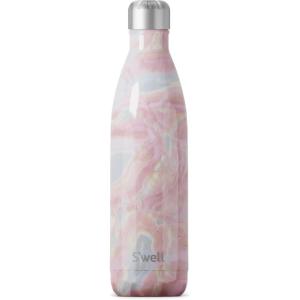 imageSwell Stainless Steel Water Bottle 25oz Teakwood Triple Layered Vacuum Insulated Containers Keeps Drinks Cold for 48 Hours and Hot for 24 BPA Free Perfect for On the GoGeode Rose