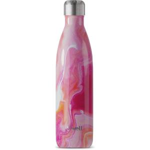 imageSwell Stainless Steel Water Bottle 25oz Teakwood Triple Layered Vacuum Insulated Containers Keeps Drinks Cold for 48 Hours and Hot for 24 BPA Free Perfect for On the GoRose Agate