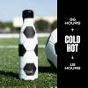 imageSwell Stainless Steel Water Bottle 17oz Goals Triple Layered Vacuum Insulated Containers Keeps Drinks Cold for 36 Hours and Hot for 18 BPA Free Perfect for On the Go