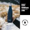 imageSwell Stainless Steel Water Bottle 25oz Goals Triple Layered Vacuum Insulated Containers Keeps Drinks Cold for 48 Hours and Hot for 24 BPA Free Perfect for On the GoBlue Suede