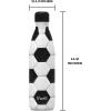 imageSwell Stainless Steel Water Bottle 25oz Goals Triple Layered Vacuum Insulated Containers Keeps Drinks Cold for 48 Hours and Hot for 24 BPA Free Perfect for On the GoGoals