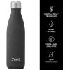 imageSwell Stainless Steel Water Bottle 25oz Goals Triple Layered Vacuum Insulated Containers Keeps Drinks Cold for 48 Hours and Hot for 24 BPA Free Perfect for On the GoSoft Touch Black