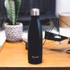 imageSwell Stainless Steel Water Bottle 25oz Goals Triple Layered Vacuum Insulated Containers Keeps Drinks Cold for 48 Hours and Hot for 24 BPA Free Perfect for On the GoSoft Touch Black