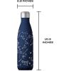 imageSwell Stainless Steel Water Bottle 25oz Goals Triple Layered Vacuum Insulated Containers Keeps Drinks Cold for 48 Hours and Hot for 24 BPA Free Perfect for On the GoMidnight Sky