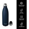 imageSwell Stainless Steel Water Bottle 25oz Peacock Blue Triple Layered Vacuum Insulated Containers Keeps Drinks Cold for 48 Hours and Hot for 24 BPA Free Perfect for On the GoAzurite