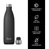 imageSwell Stainless Steel Water Bottle 25oz Peacock Blue Triple Layered Vacuum Insulated Containers Keeps Drinks Cold for 48 Hours and Hot for 24 BPA Free Perfect for On the GoOnyx