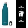 imageSwell Stainless Steel Water Bottle 25oz Peacock Blue Triple Layered Vacuum Insulated Containers Keeps Drinks Cold for 48 Hours and Hot for 24 BPA Free Perfect for On the GoPeacock Blue