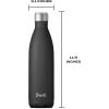 imageSwell Stainless Steel Water Bottle 25oz Peacock Blue Triple Layered Vacuum Insulated Containers Keeps Drinks Cold for 48 Hours and Hot for 24 BPA Free Perfect for On the GoOnyx